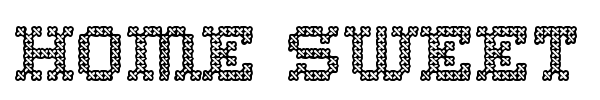 Home Sweet Home font preview